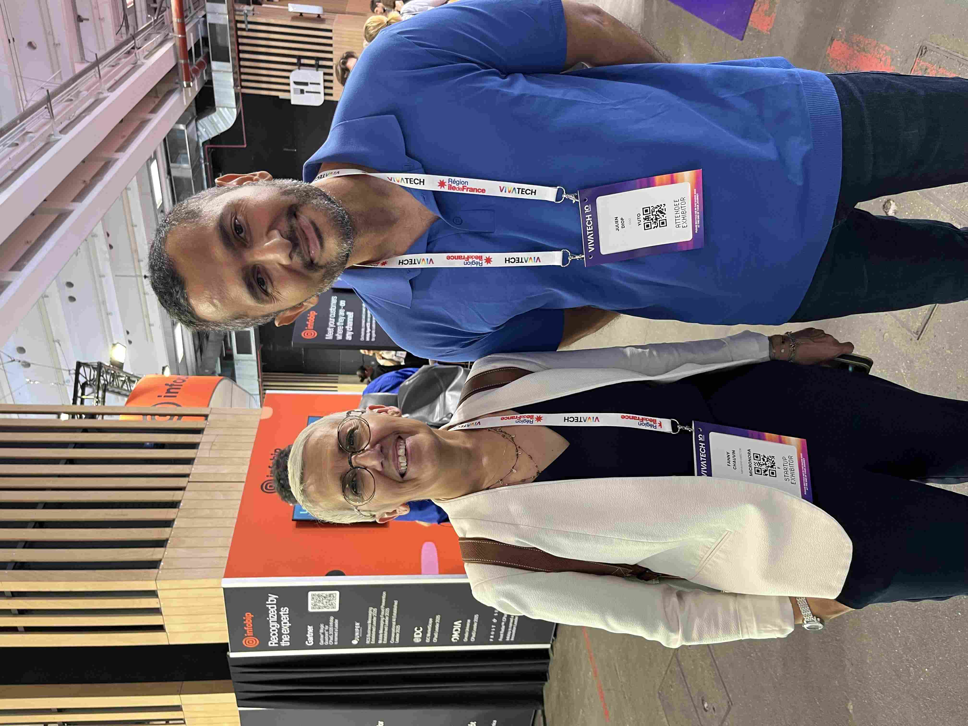 Fanny Chauvin (Micronora) au stand Yuto