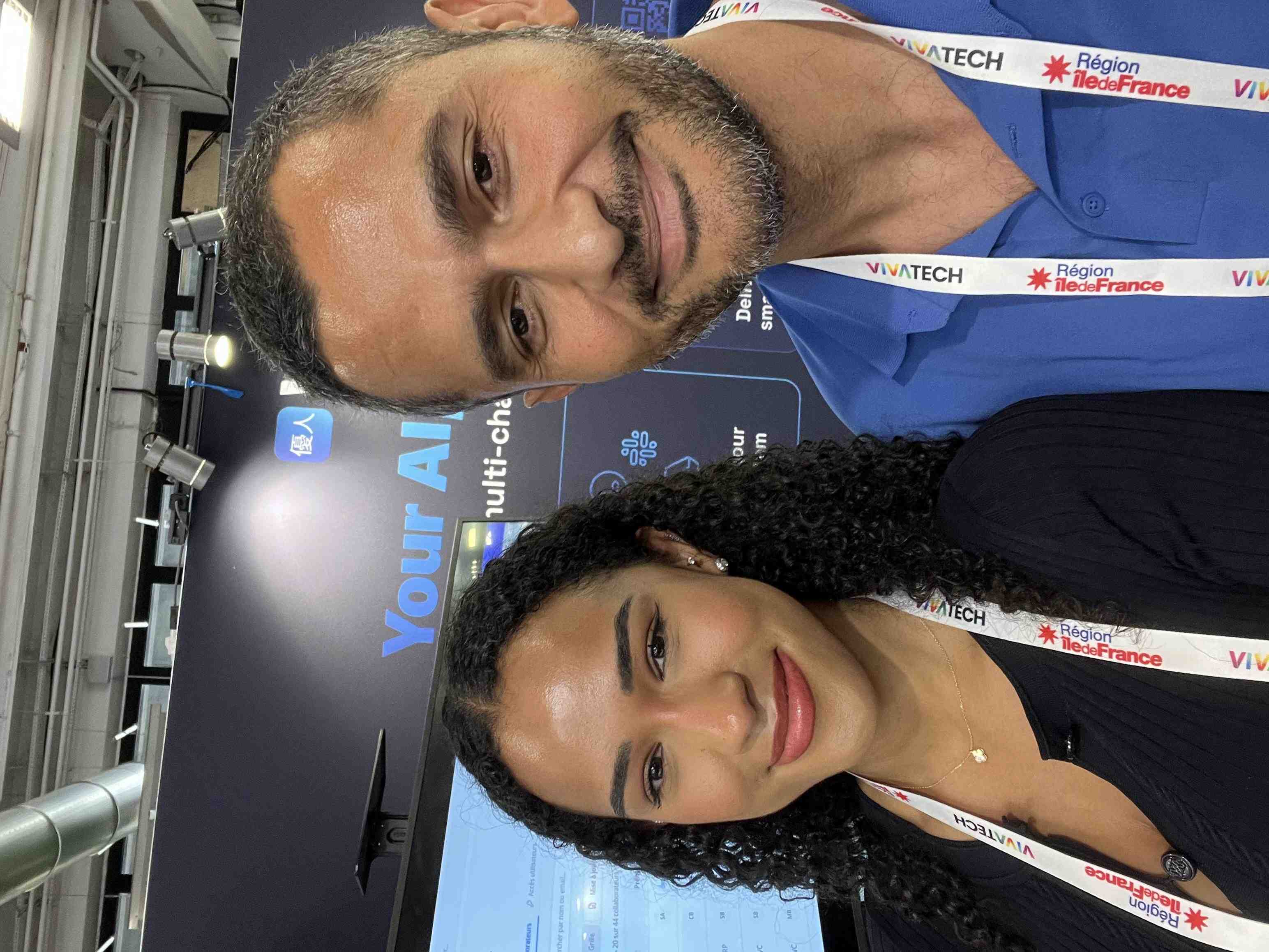 Vanessa Solari (Skema) au stand Yuto