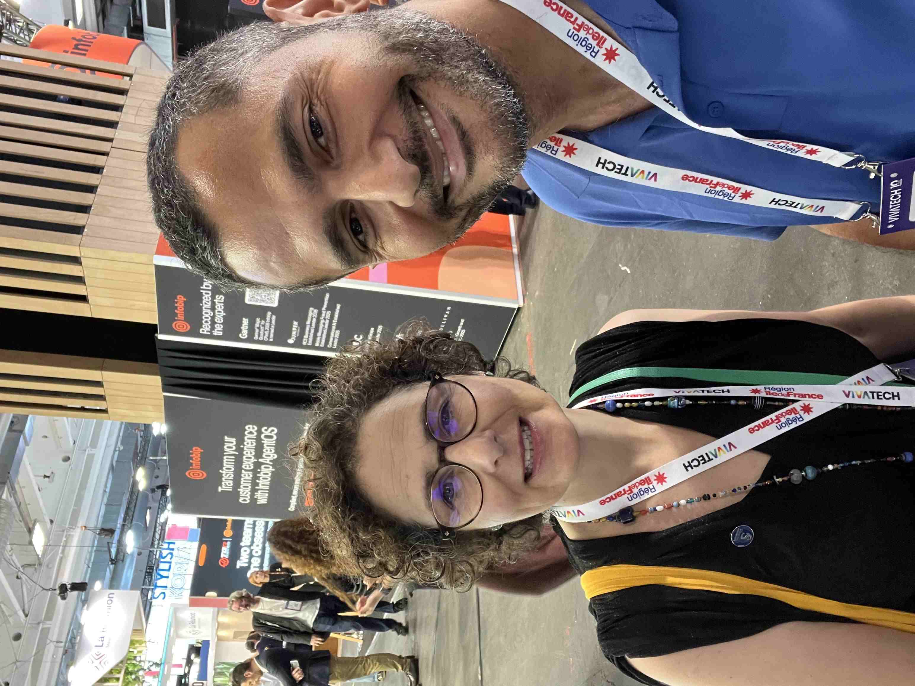 Caroline Pinard (Sorbonne Université) au stand Yuto